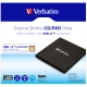 Verbatim Slimline externí vypalovačka USB-C černá + Nero